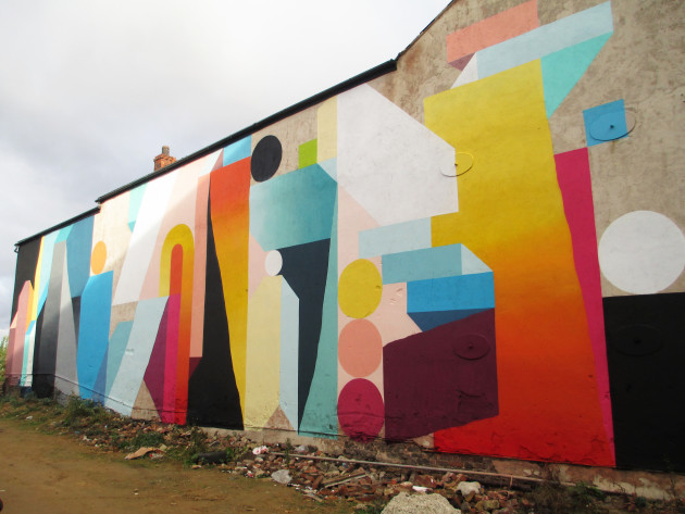 Nelio wall mural in Sheffield
